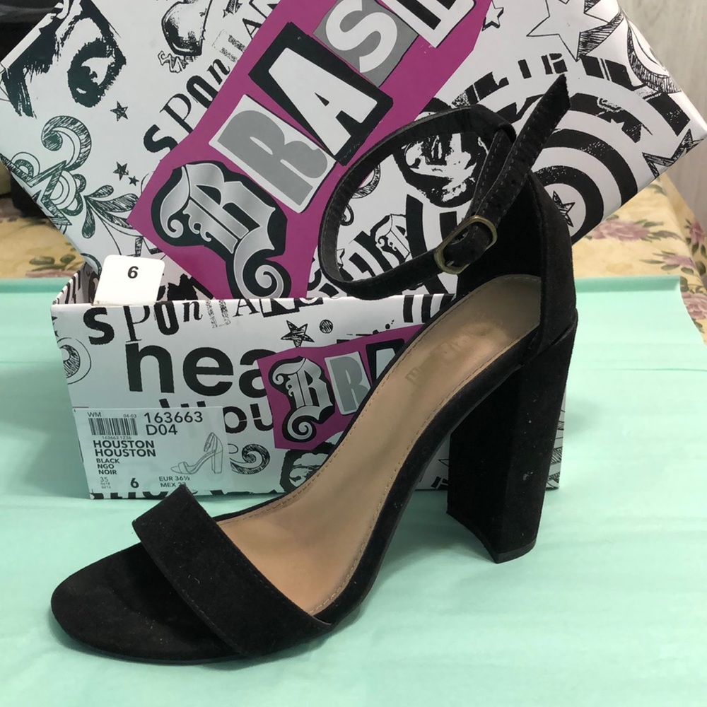 Brash Black Heels